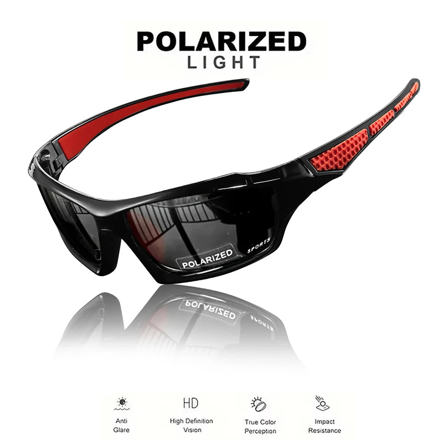 Gafas de sol deportivas de moda, gafas polarizadas con protección UV, gafas personalizadas, montura redonda de Metal, gafas UV400 para hombres y mujeres