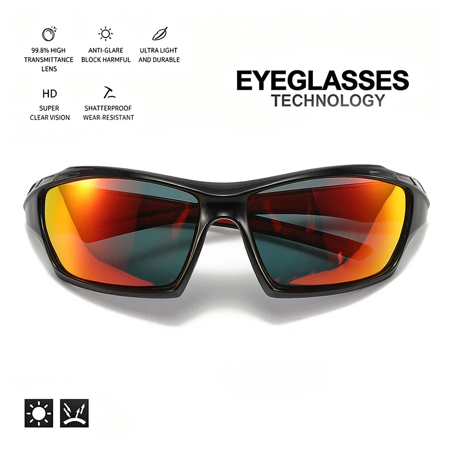 Gafas de sol deportivas de moda, gafas polarizadas con protección UV, gafas personalizadas, montura redonda de Metal, gafas UV400 para hombres y mujeres