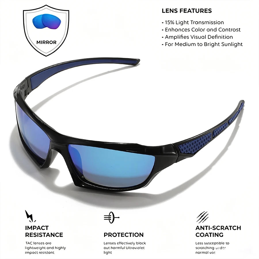 Gafas de sol deportivas de moda, gafas polarizadas con protección UV, gafas personalizadas, montura redonda de Metal, gafas UV400 para hombres y mujeres